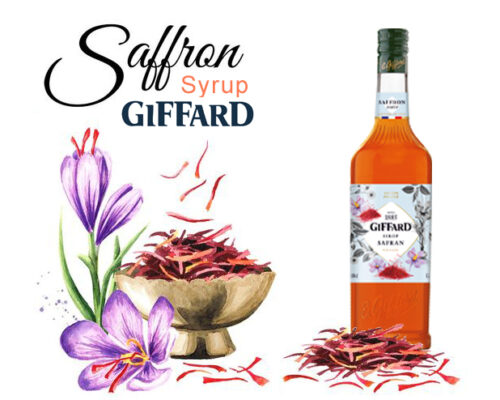 syrup saffron gia vị đắt đỏ dùng cho thức uống